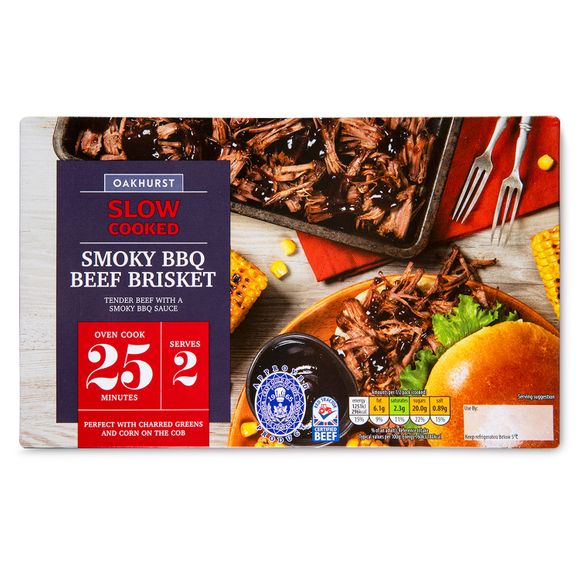 Oakhurst Smoky BBQ Beef Brisket 400g